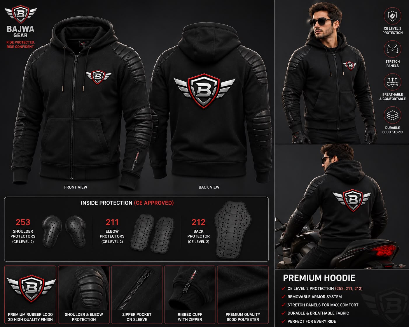 BIKE RIDER ARMOUR SUITS